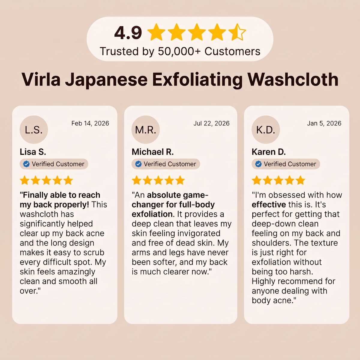 SoftScrub™ - Japanese Exfoliating Shower Washcloth